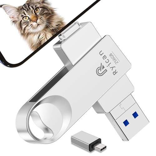🚀[Risolvi il problema di spazio di archiviazione insufficiente sul telefono cellulare] Puoi facilmente eseguire il backup di immagini, video, file di lavoro, materiali di studio e altri dati sul tuo telefono cellulare tramite Ryican chiavetta usb per lPhone; pennetta usb penna usb per lPphone supporta quasi tutti i formati di dati, quindi non devi preoccuparti di problemi di compatibilità; il trasferimento diretto di foto tramite chiavetta usb può ridurre le tariffe mensili di iCloud