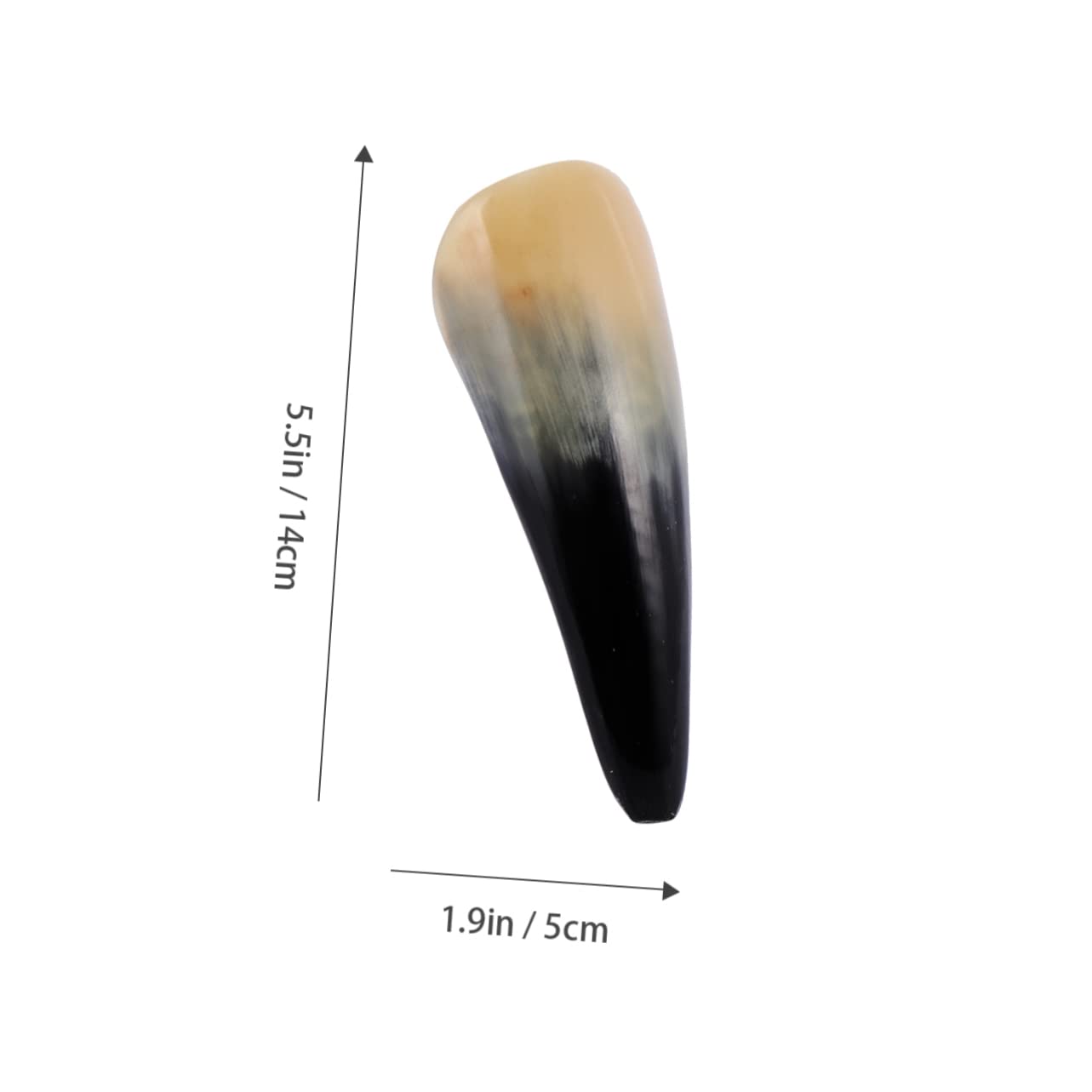 FOMIYES 1pc Natural Buffalo Horn Gua Sha Tool Horn Gua Sha Scraper Board for Muscle Relief