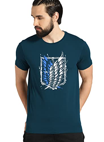 Image of ADRO Men's 100% Cotton Regular Fit T-Shirt