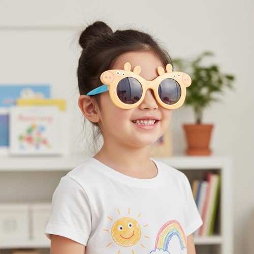 Image of SYGA Kids Goggles, Modern Stylish Eyewears for Boy's and Girls, Suitable for Age 3-8 Years