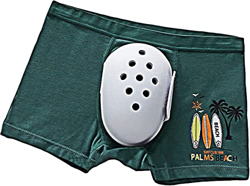Breathable Post Circumcision Underwear for Boys, Circumcision Underwear, Surgery Recovery Pants, Healing Support Boxer(Green,120)
