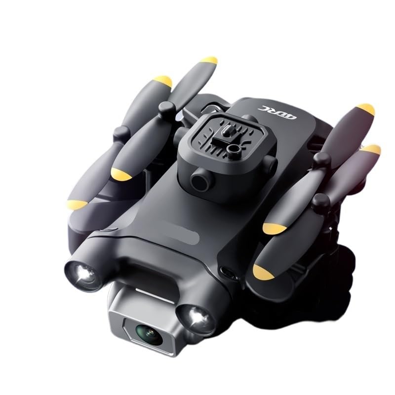 Mini dron V30 4K profesional 1080p HD, cámara dual aérea, WiFi, FPV, control remoto, cuadricóptero RC, juguete de regalo(Black-Dual4K-1B)