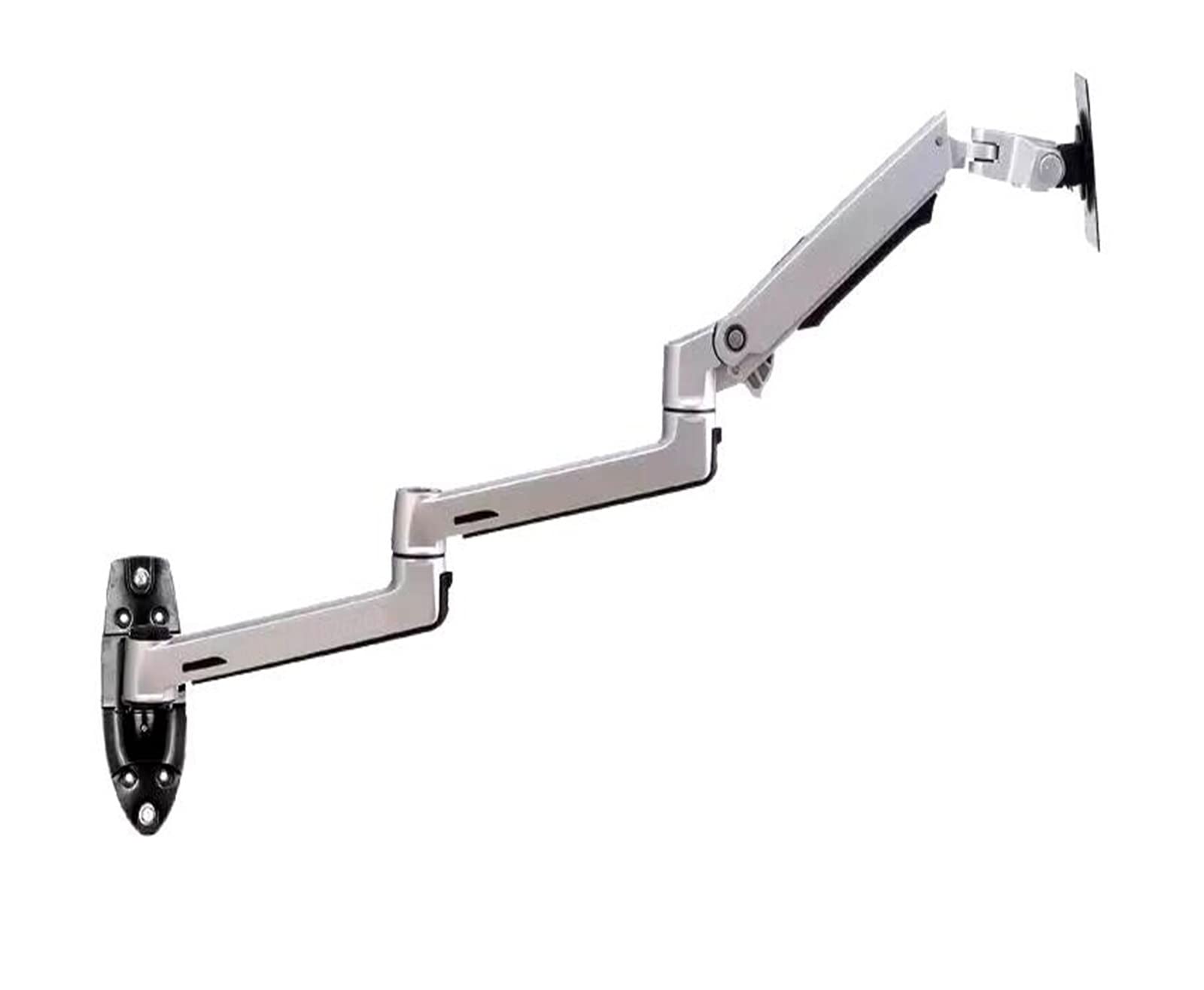 Aioneer Screen Stand, Wall Mount Aluminum Ultra Long Mechanical Spring Arm Monitor Support Full Motion Monitor Holder Mount Bracket