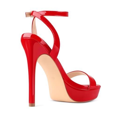 Image of MERUMOTE Women's Open Toe Stiletto High Heels