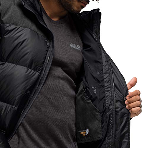 Jack Wolfskin Men's Richmond Down Puffer Parka Jacket, Black, Medium4
