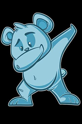 Dabbing Polar Bear: Dab Dance Journal Notebook Diary: 120 Lined, Wide Rule Pages