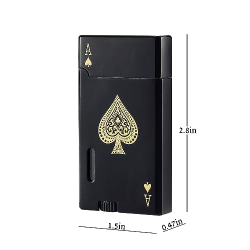 Encendedor de butano doble llama 2 pack negro miniatura 2