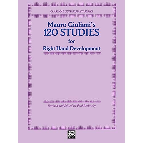 120 Studies for Right Hand Development (Classical Guitar Study Series)