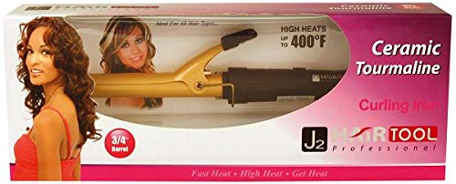 J2 Hair Tools Ceramic Curling Iron (Pack of 6)