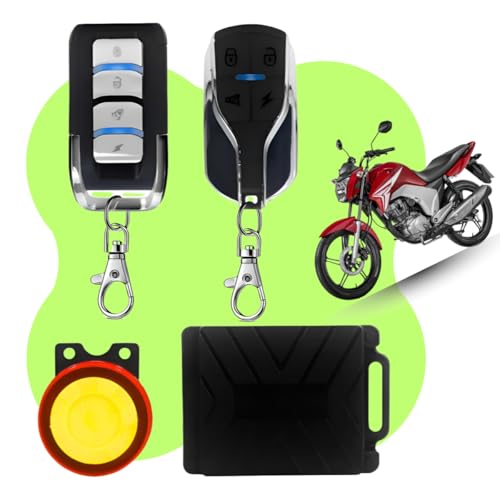 Alarme para Moto Anti-Furto Partida Remota 2 Controles