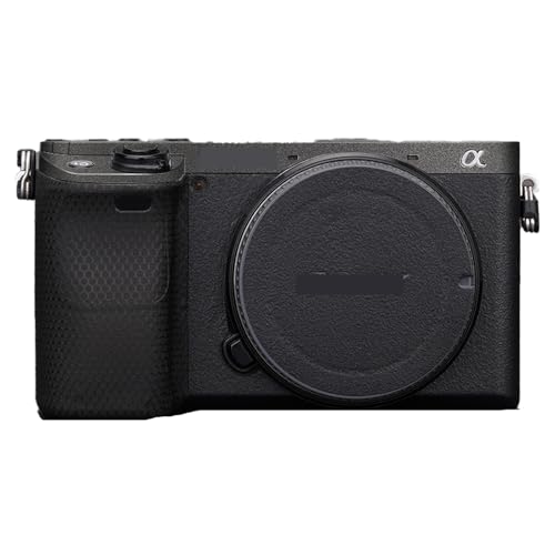 Autocollant de protection pour Sony A6400 A6300 accessoire photo noir et gris foncé