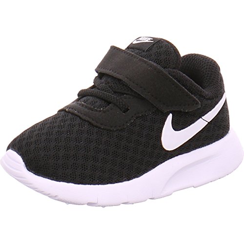 Nike Boys Tanjun (TDV) Running Shoes (4 Toddler M, BLACK/WHITE-WHITE)