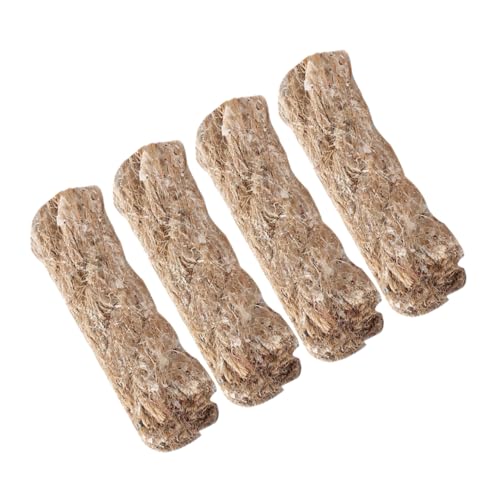 Yardwe Survival Wick Rope Set 4pcs Jute Cord Wick Jute Cord for Outdoor Fire Making