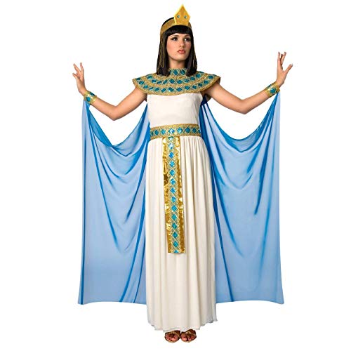 Morph Deluxe Disfraz Egipcia Mujer,Disfraz Cleopatra Mujer, Disfraz Egipcio, Disfraz Mujer Cleopatra, Disfraz Diosa,Disfraz Mujer Carnaval Talla S