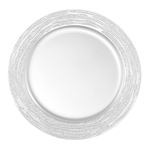 Platos redondos reutilizables de 13 pulg, pack x 100