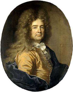 Peinture à l'huile de portrait d'homme reproduction Hyacinthe Rigaud tableau de 12x16 pouces