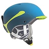  Cébé Skihelm Contest Visor Pro, Cyan, 62-64 cm