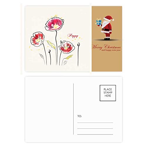 Cartes postales coquelicot à offrir pour accompagner tous vos cadeaux de fête