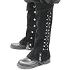 Medieval Fancy Dress Costume Boots Covers Faux Leather Vintage Knight Leg Guard Gaiter Halloween Pirate Punk Costume Accessory Leg Warmer Wrap Adjustable Shoe Cover for Cosplay Carnival Riding #1