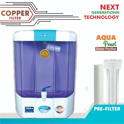 Image of Aqua Pearl RO Water Purifier with RO+UV+Copper+Zinc, 10 Stages Purification, 12 Litre, 20 LPH, Wall Mounted, Electric, Advance HTDS Membrane | Suitable for all type water with 1-Year Warranty
