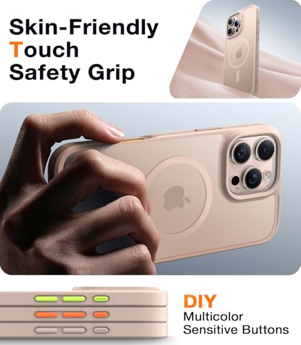 Image of TORRAS Magnetic Shockproof for iPhone 16 Pro Max Case, Fit for MagSafe