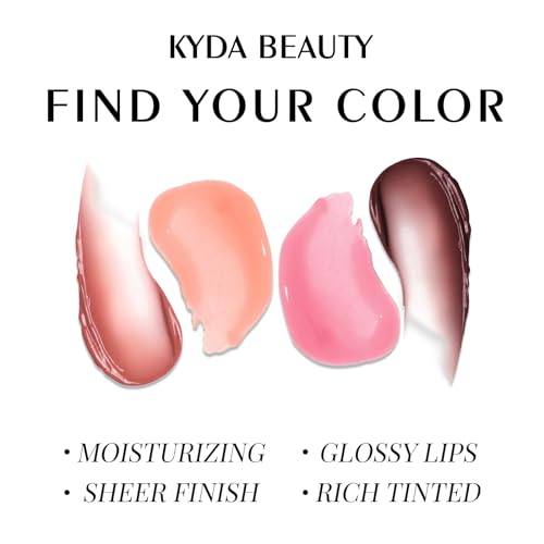KYDA Tinted Lip Balm, Hydrating Sheer Formula Lip Balm, Natural Glossy Finish, Lasting Moisturising Lip Care Balm for Dry Lips, Pink Candy – Bild 6