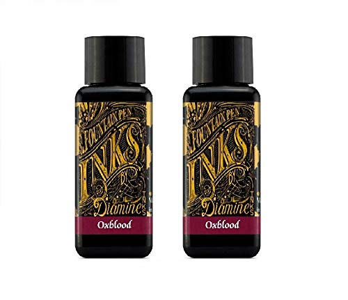 Diamine Encre Stylo Plume 30ml Oxblood 2 Pièces