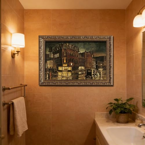 Toile Rainy Night Charles Burchfield pour habiller un mur vide avec style