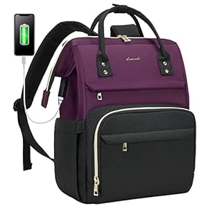 LOVEVOOK Laptop Backpack Women 15.6 inch, Work Bags for Women, School Computer Bag with USB Port for Business College…