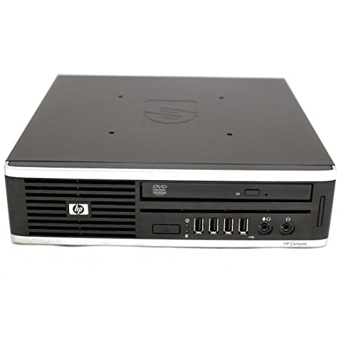 HP Desktop Elite 8000 USFF C2D E8400 3.00GHz 4GB 320GB HDD No-Camera DVD Win 10 Home (Renewed)