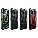 Produktbild CeeDoo iPhone 12 Pro Hülle 2020 360 Grad Outdoor Schutzhülle iPhone12 Cover iPhone12 Integrierte Stoßfeste Metall und Silikon Handyhülle - Schwarz