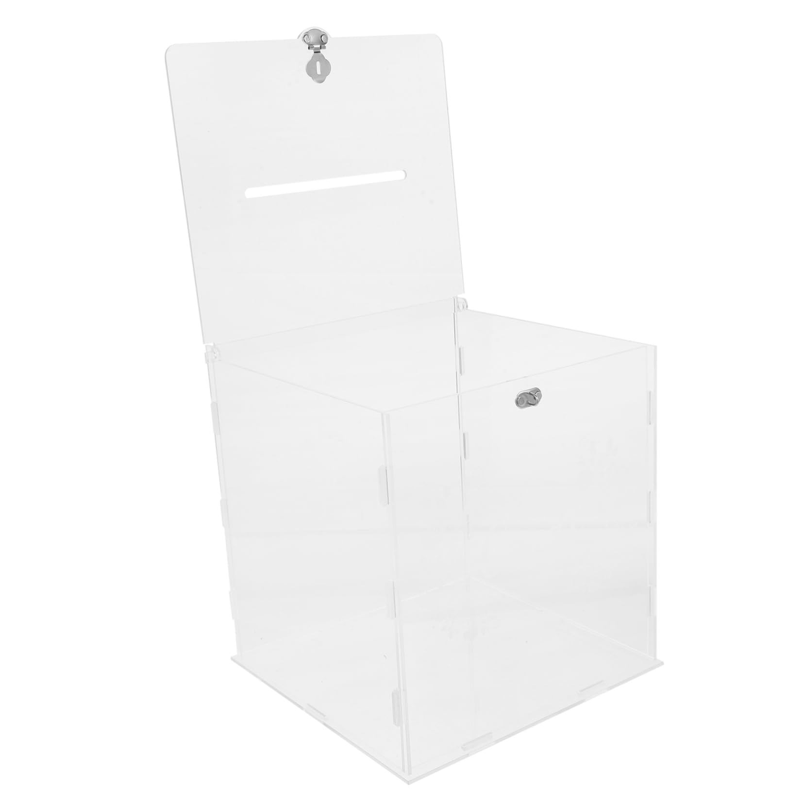 SHOWERORO Hochzeitskartenbox Aus Strapazierfähigem Transparente Spardose Für Geldgeschenke Multifunktionale Aufbewahrung Für Karten Wünsche Und Erinnerungen Für Hochzeiten Und Partys