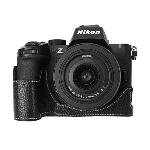 Amazon.co.jp: Rieibi ハンドメイド本革ハーフケース、Nikon Z50II
