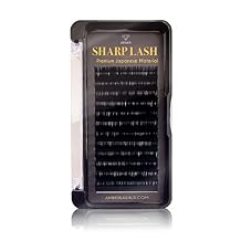 Sharp Lash Mink by Amber Lash, 12 Rows of Classic Eyelash Extension Tray with Various Curls, Length, and Thickness, for Professionals J 0.20 x 8mm