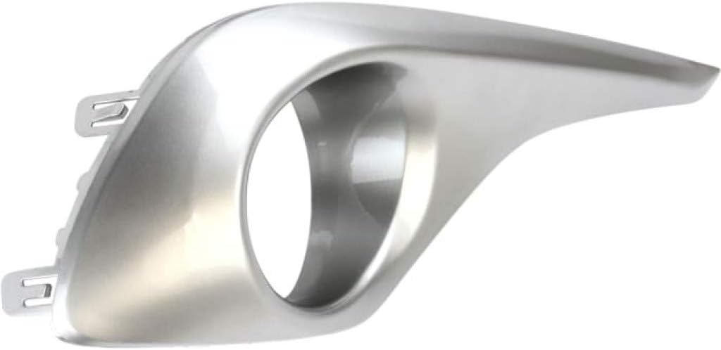 For Toyota Highlander Fog Light Cover 2011 2012 2013 Passenger Side | Painted Silver | DOT/SAE Compliance | TO1039154 | 814810E060