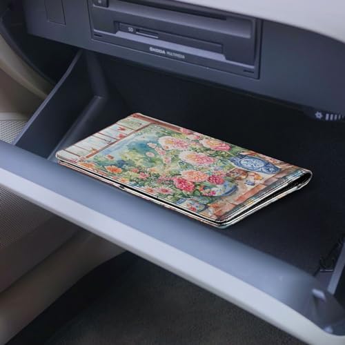 Organizador de carro de cuero miniatura 6