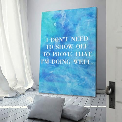 Poster inspirant impression sur toile decorative de qualite superieure 60x90