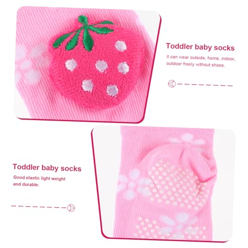 LIFKOME Cotton Non Slip Floor Socks for Boys Warm Autumn Winter Skid Socks with Silicone Grip for Months Soft Breathable for Indoor Outdoor Use2