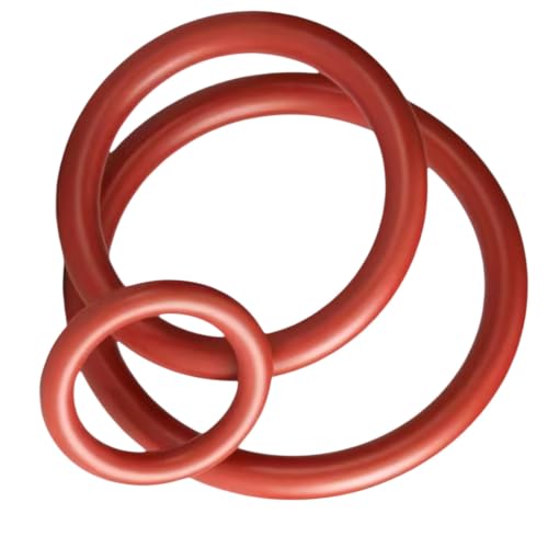 Joint torique silicone VMQ 380x5mm rouge pour étanchéité industrielle