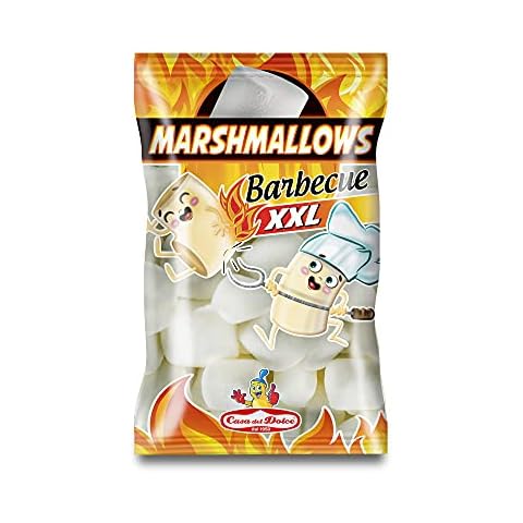 CASA DEL DOLCE Super Barbecue Packet, Marshmallow mit Vanillegeschmack, 350 g, Made in Italy Cover
