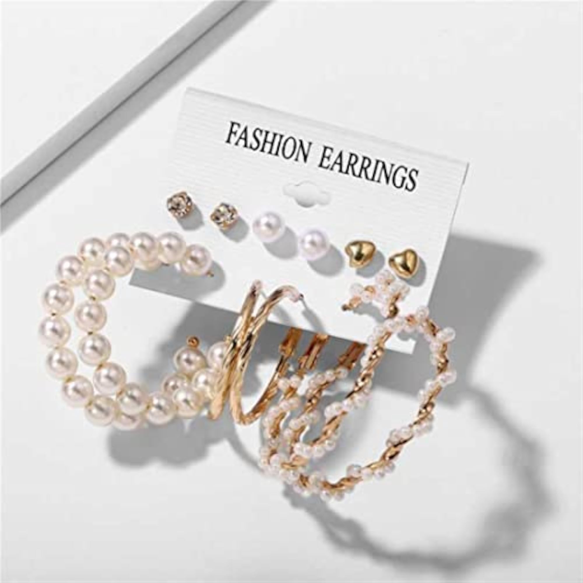 Plated Necklace & Earrings Combo Set ()