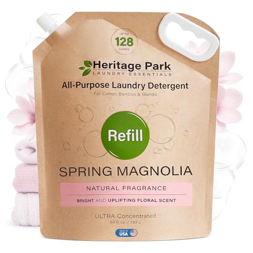Heritage Park Luxury Laundry Detergent | Dermatologist Tested Plant based Natural & Enzyme Laundry...