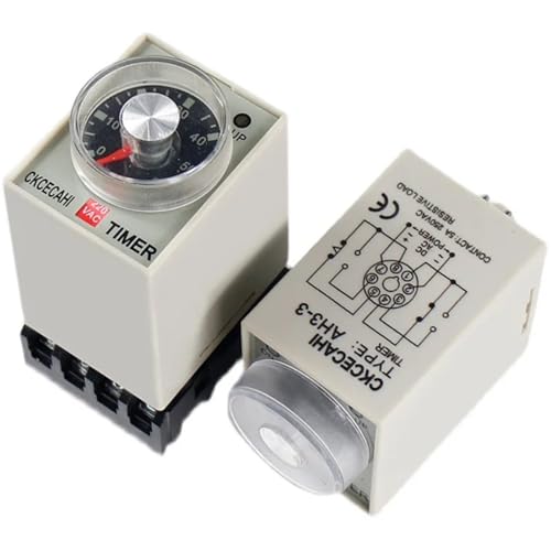 Relé de 0-60 minutos AH3-3 de 24 VCA ideal para arranques progresivos seguros 3