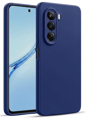 Image of Hupshy Liquid Silicone Back Cover Case for OnePlus Nord CE 6 Lite 5G | Soft Micro-Fibre Lining Inside | Camera Protection Bump | Shockproof Back Cover Case for OnePlus Nord CE 6 Lite 5G (Blue)