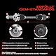 Frankberg Antriebswelle Achswelle Automatikgetriebe Vorderachse Links Kompatibel mit 6 Hatchback G.G 6 Station Wagon G.Y 6 Stufenheck G.G Replace# GD402560XC