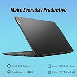 Lenovo V15 Gen 4 Business Laptop, 15.6" FHD Display, Intel Core i5-13420H (Beat i7-1355U), HDMI, RJ45, Webcam, Numeric Keypad, Wi-Fi, Windows 11 Pro, Black (16GB RAM | 512GB SSD) - Image 3