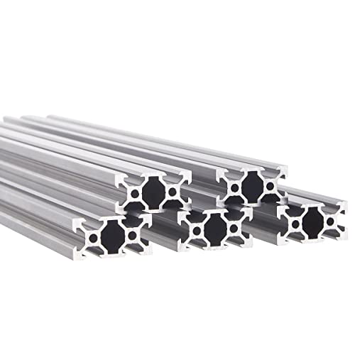 5pcs 59'' V Slot 2040 Aluminum Extrusion,European Standard Anodized Linear Rail for 3D Printer Parts and CNC DIY 1500mm(