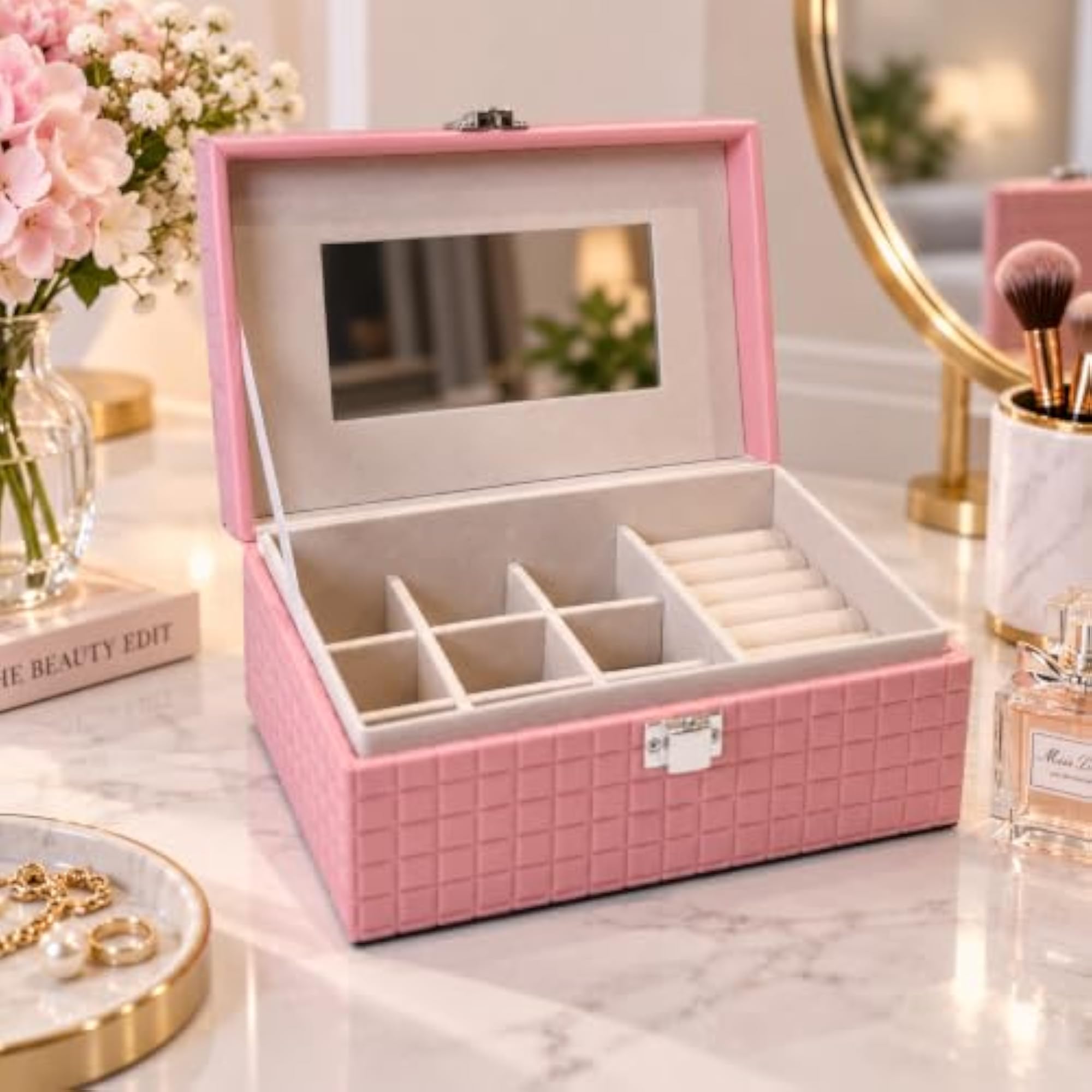 Small Travel Jewelry Organiser Storage Case