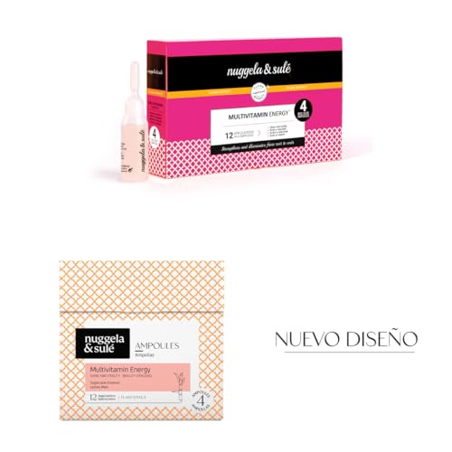 Nuggela & Sulé Ampollas Multivitamina-Energy. Con Cáscara de Limón y Vitaminas. Ilumina y Nutre el Cabello al Instante. Con Brillo-Efecto Flash. 4 x 10 ml - imagen 2