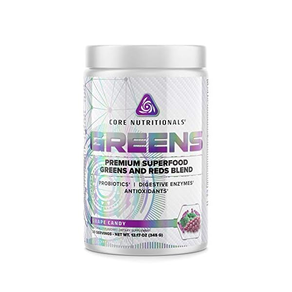 Core Nutritionals Greens Platinum Premium Superfood Greens and Reds Blend, Supports Digestion and Gut Health, 5 Billion…